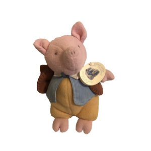 Beatrix Potter Pigling Bland Pig Plush 8" Stuffed Animal Toy Peter Rabbit